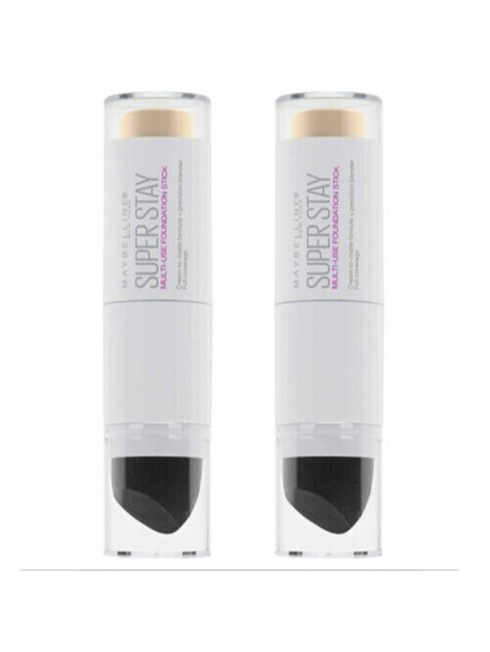 2-Pack NEW Maybelline Super Stay Foundation Stick in 110 Porcelain (Sealed)